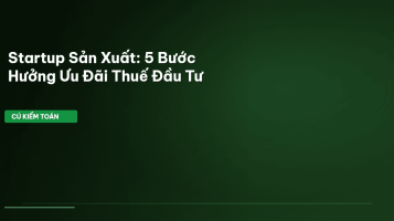 ưu đãi thuế startup