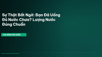 lượng nước cần uống