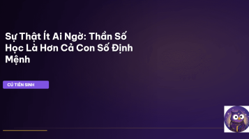 Thần Số Học là gì