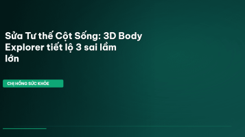 cải thiện tư thế cột sống
