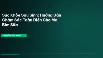 sức khỏe sau sinh