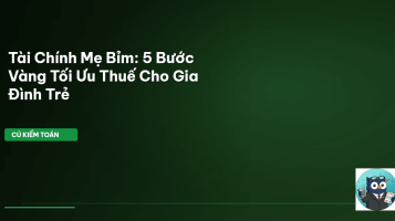tài chính mẹ bỉm