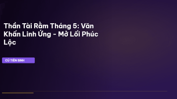 văn khấn Thần Tài rằm tháng 5