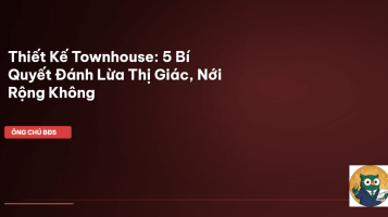 thiết kế townhouse
