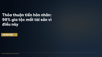 thỏa thuận tiền hôn nhân