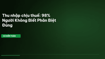 thu nhập chịu thuế