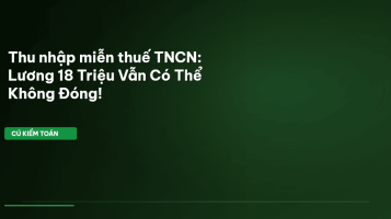 thu nhập miễn thuế TNCN