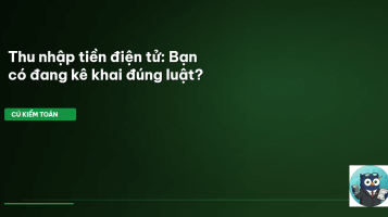 thuế tiền điện tử