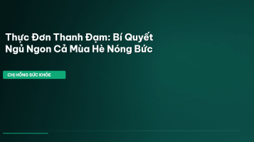 thực đơn dễ ngủ