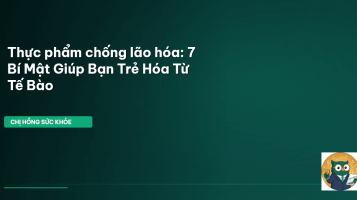 thực phẩm chống lão hóa