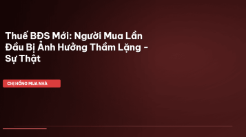 thuế BĐS mới
