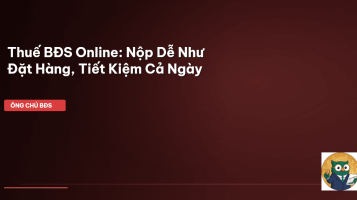 thuế BĐS online