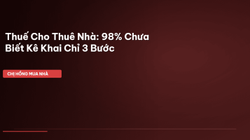 thuế cho thuê nhà
