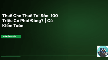 thuế cho thuê tài sản
