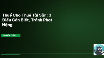 thuế cho thuê tài sản
