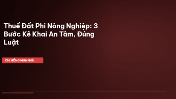 thuế sử dụng đất phi nông nghiệp
