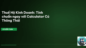 thuế hộ kinh doanh