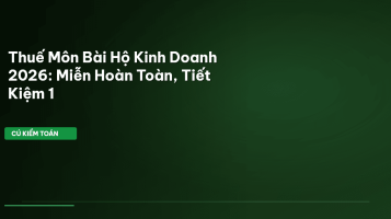thuế môn bài hộ kinh doanh 2026