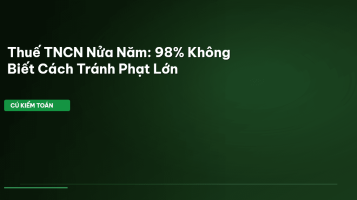 thuế tncn nửa năm