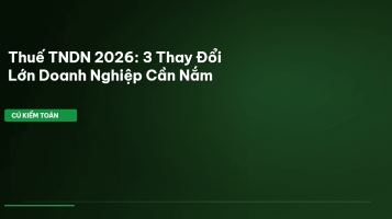 thuế thu nhập doanh nghiệp 2026
