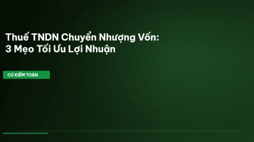 thuế tndn chuyển nhượng vốn