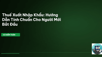 thuế xuất nhập khẩu