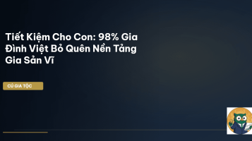 tiết kiệm cho con