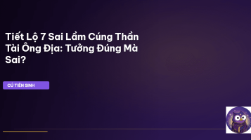 cúng Thần Tài Ông Địa