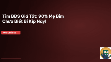 tìm BĐS giá tốt
