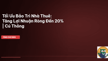 bảo trì nhà cho thuê