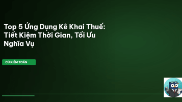 ứng dụng kê khai thuế