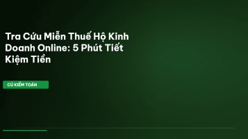 miễn thuế hộ kinh doanh