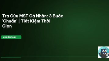 tra cứu MST cá nhân