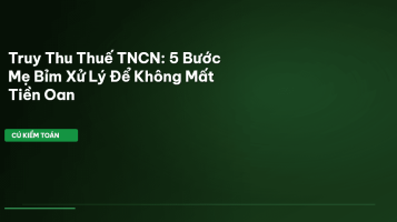 truy thu thuế tncn