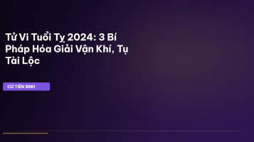 tử vi tuổi Tỵ 2024