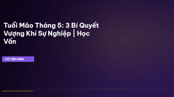 tuổi mão tháng 5