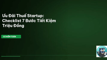 ưu đãi thuế startup