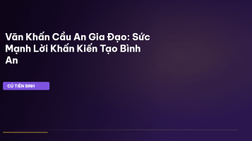 văn khấn cầu an gia đạo