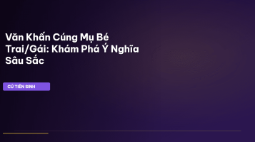 văn khấn cúng mụ
