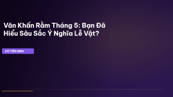 văn khấn rằm tháng 5