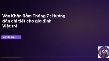 văn khấn rằm tháng 7