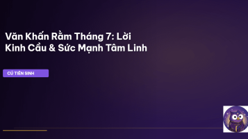 Văn Khấn Rằm Tháng 7