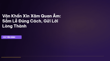 văn khấn xin xăm quan âm