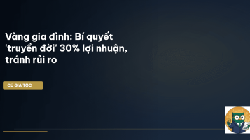 đầu tư vàng gia đình
