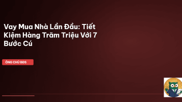 vay mua nhà lần đầu