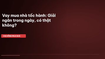 vay mua nhà