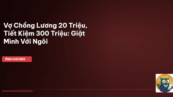 kế hoạch tài chính mua nhà