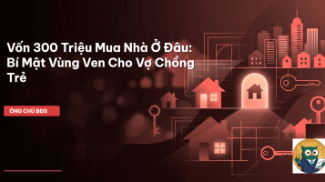 vốn 300 triệu mua nhà ở đâu