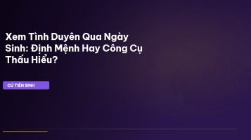 xem tình duyên qua ngày sinh