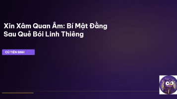 xin xăm quan âm